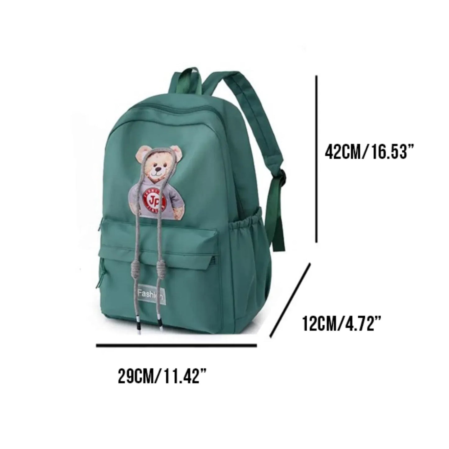 Kids Premium Bear Backpack Pink