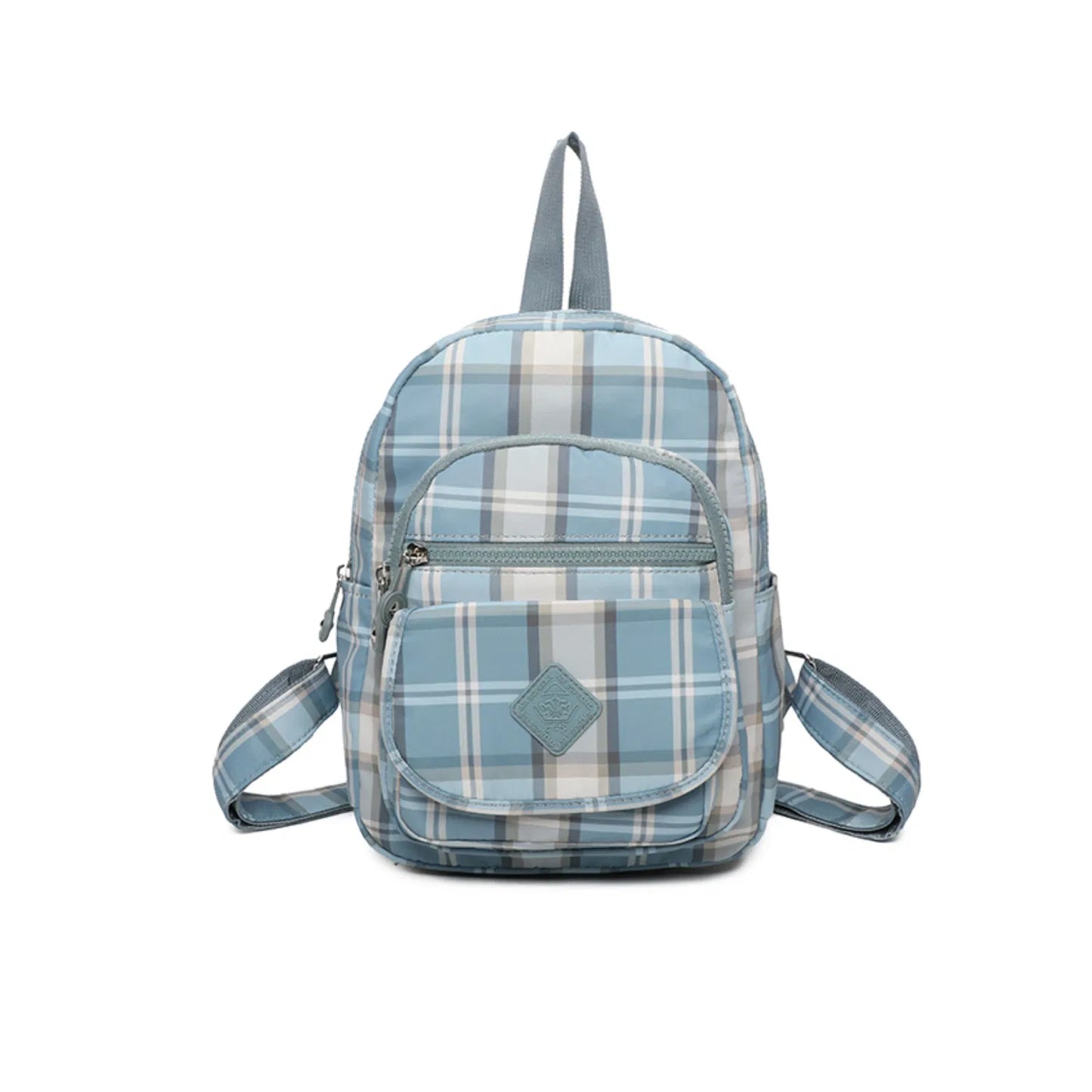 Kids Multi Zip Fun Backpack Light Blue