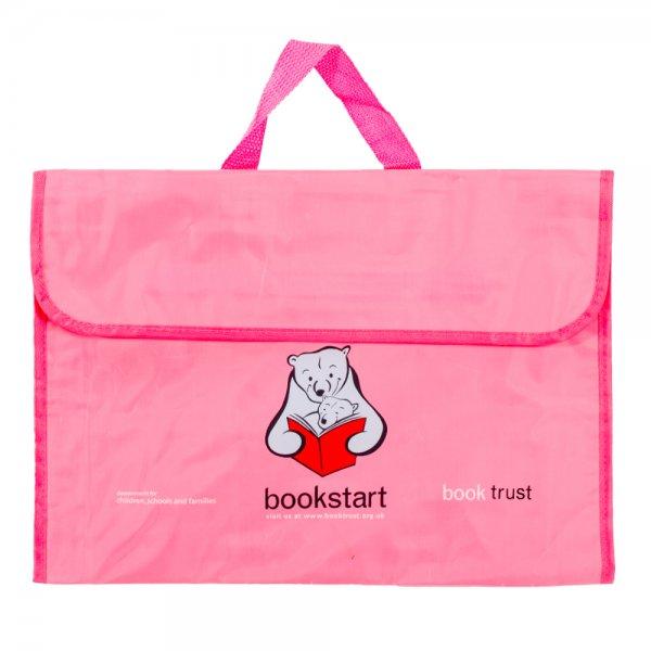 Plain Coloured Perfect for School Book Bag for Boys & Girls - Pink