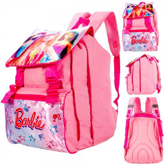 Kids Pink Barbie Square Backpack