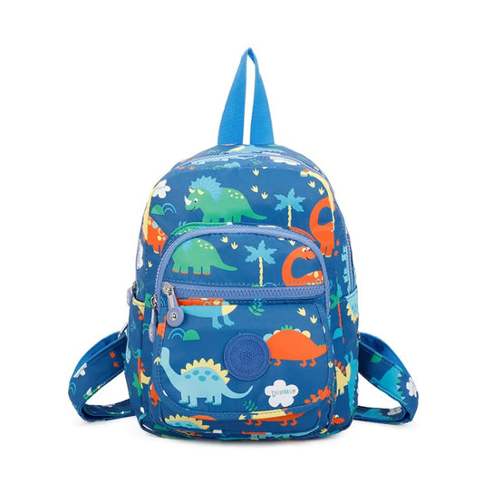 Kids Multi Zip Fun Backpack Cartoon Dinosaur