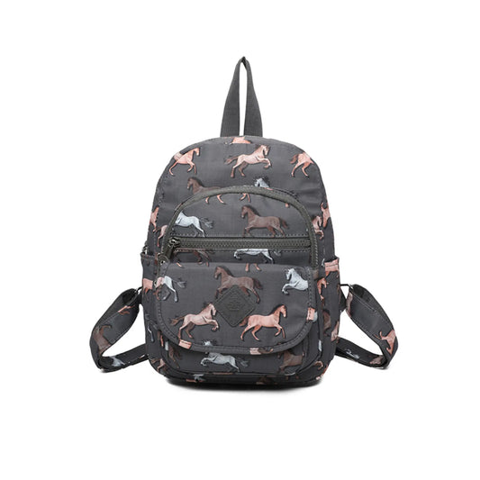 Kids Multi Zip Fun Backpack Horse