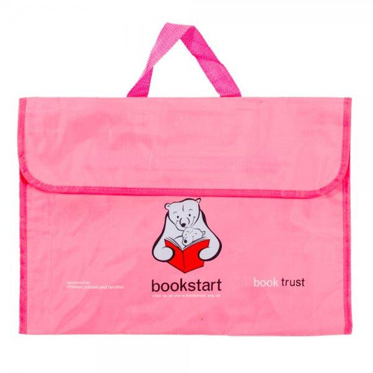 Plain Coloured Perfect for School Book Bag for Boys & Girls - Pink