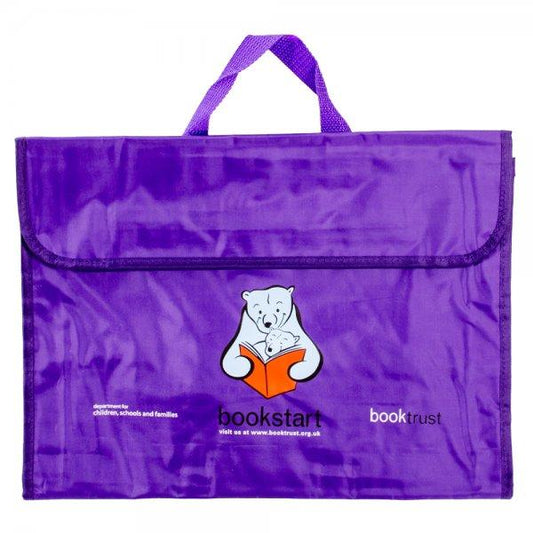 Plain Coloured Perfect for School Book Bag for Boys & Girls - Purple